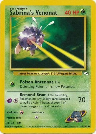 Sabrina's Venonat Card Front