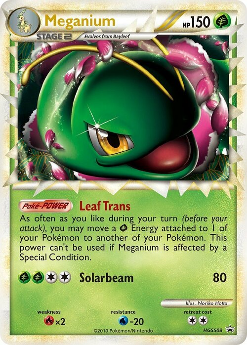 Meganium Card Front