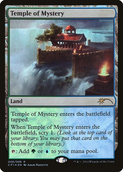 Temple of Mystery Card Front