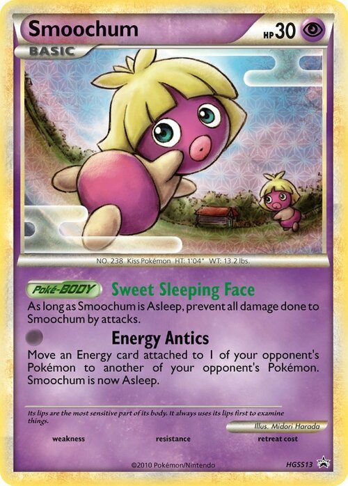 Smoochum Card Front