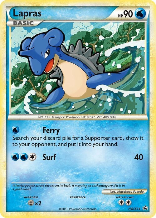 Lapras Card Front