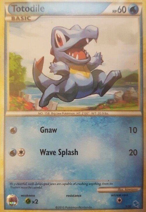 Totodile Card Front