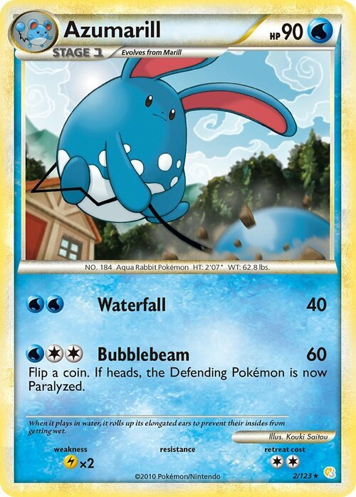 Azumarill Card Front