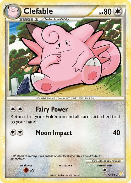 Clefable Card Front