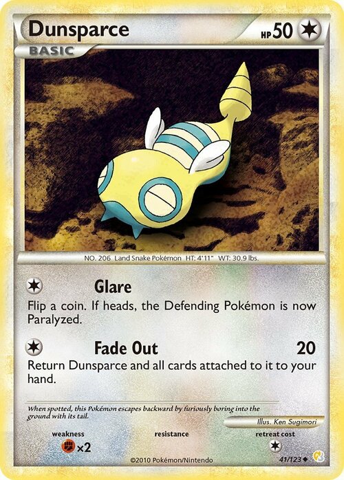 Dunsparce Card Front