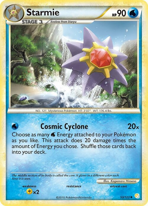 Starmie Card Front