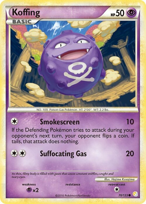 Koffing Card Front