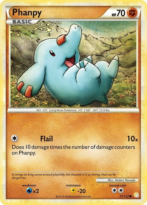 Phanpy Card Front