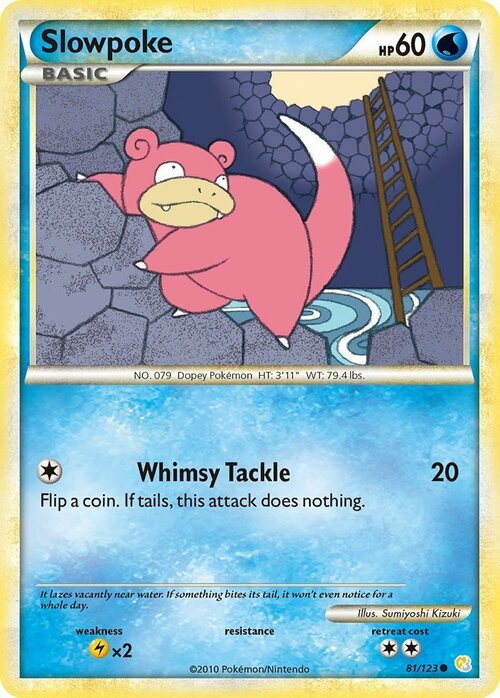 Slowpoke Card Front