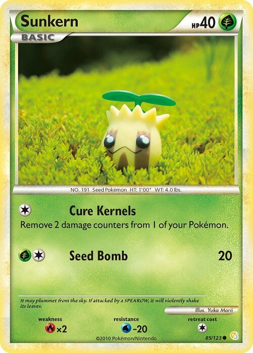 Sunkern Card Front