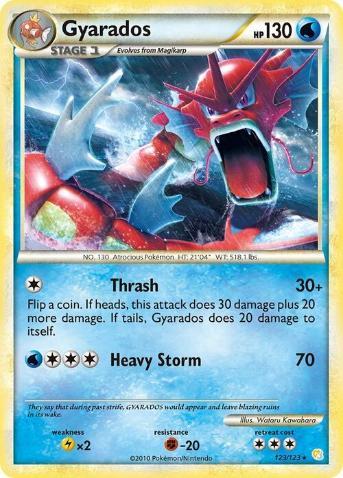 Gyarados Card Front