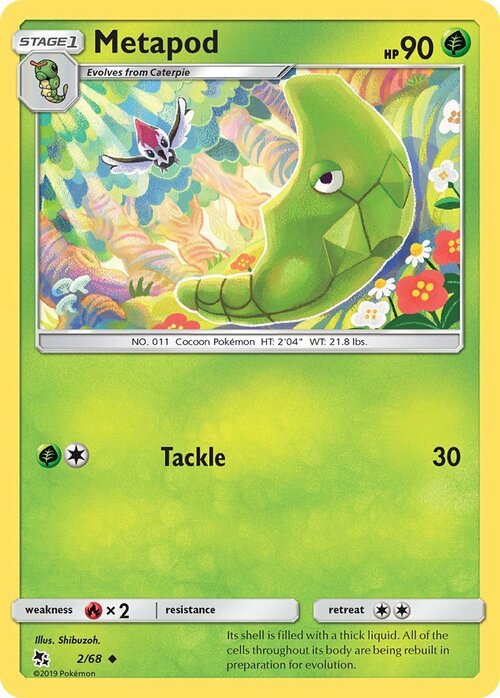 Metapod Card Front