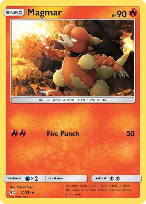 Magmar Card Front