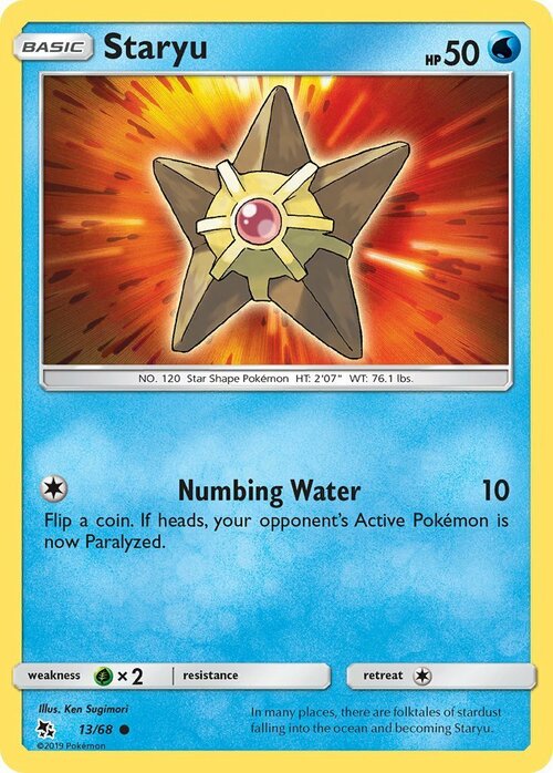 Staryu Card Front