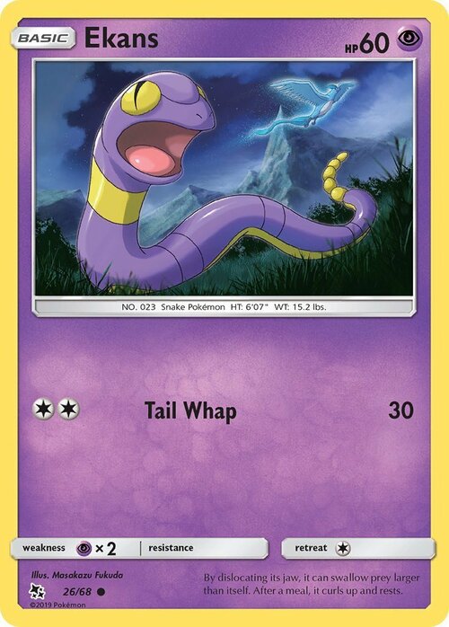 Ekans Card Front