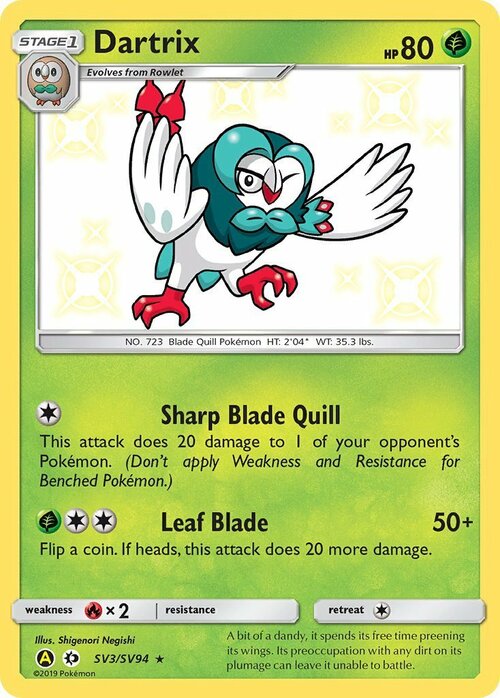 Dartrix Card Front