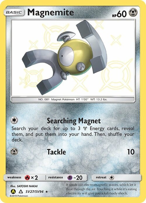 Magnemite Card Front