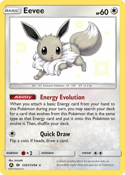 Eevee Card Front