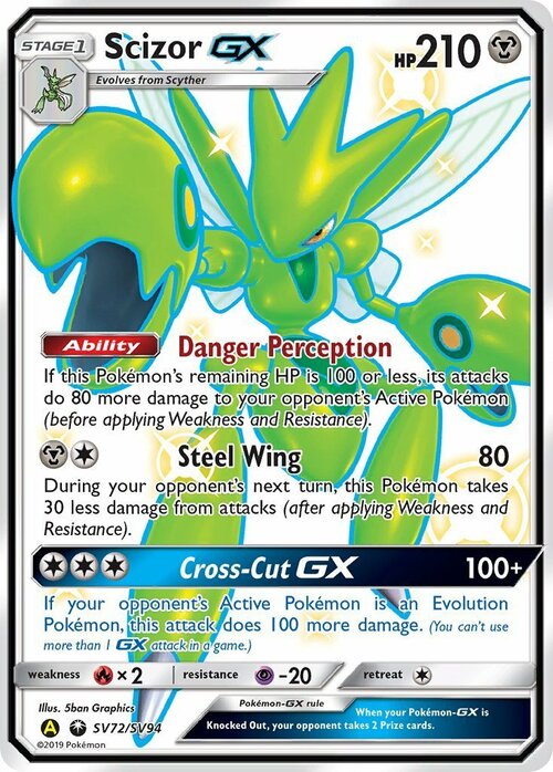 Scizor GX Card Front