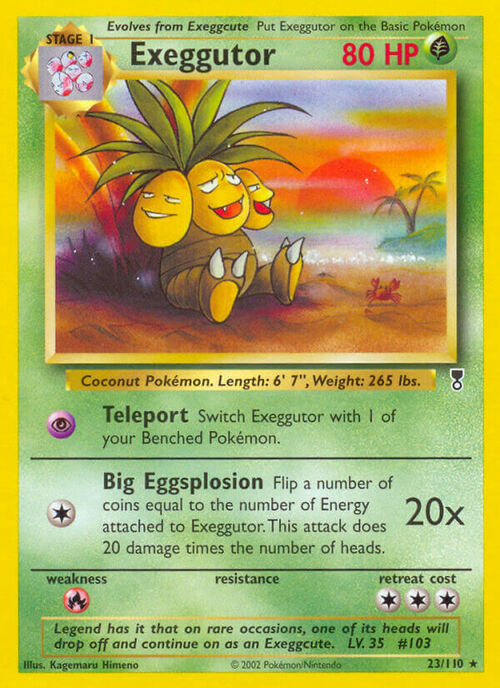 Exeggutor Card Front