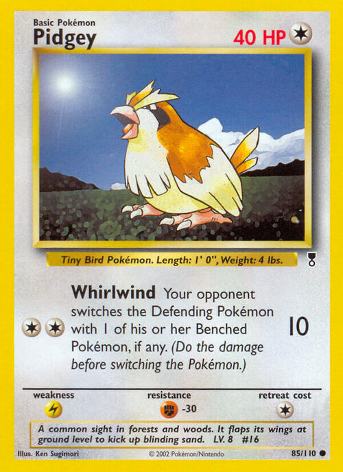 Pidgey Card Front