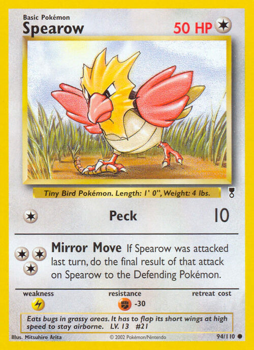 Spearow Card Front