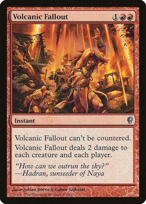 Volcanic Fallout Card Front