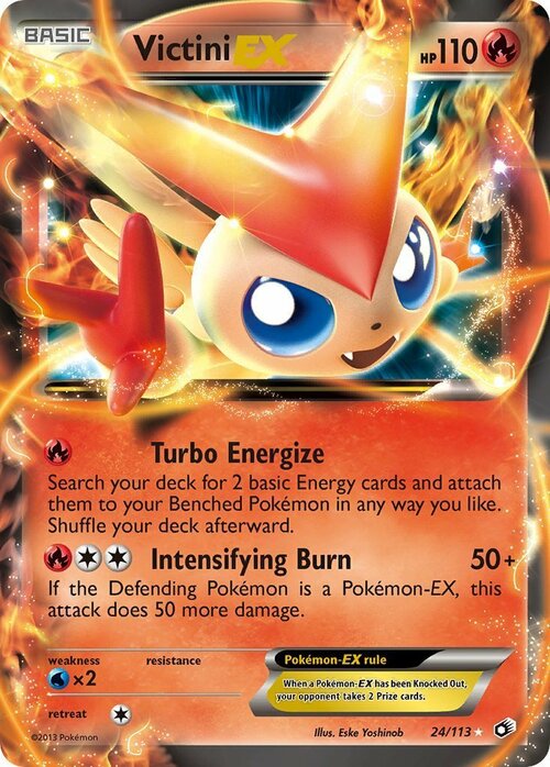 Victini EX Card Front