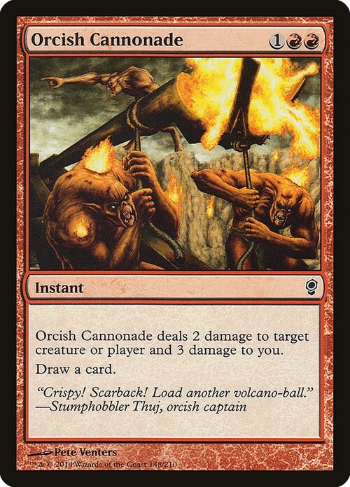 Orcish Cannonade Card Front