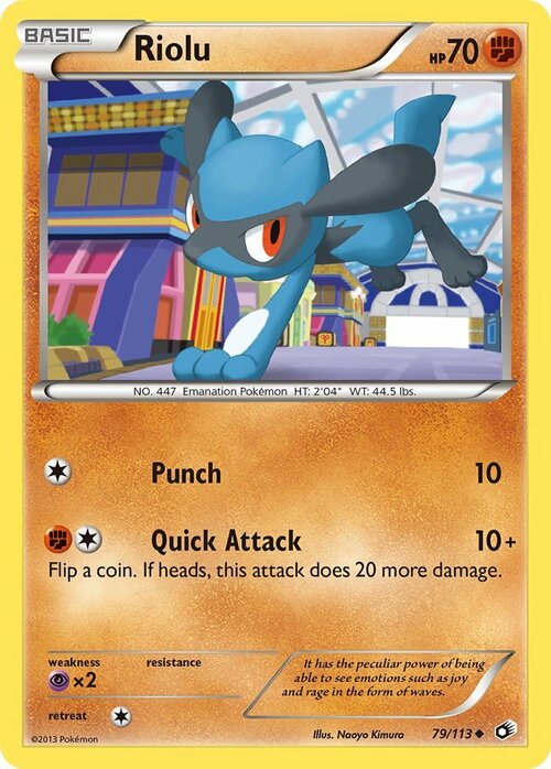 Riolu Card Front