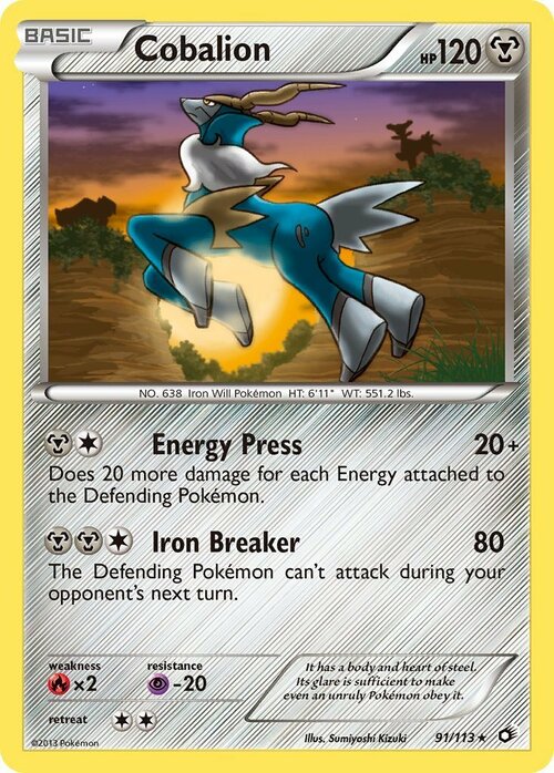 Cobalion Card Front