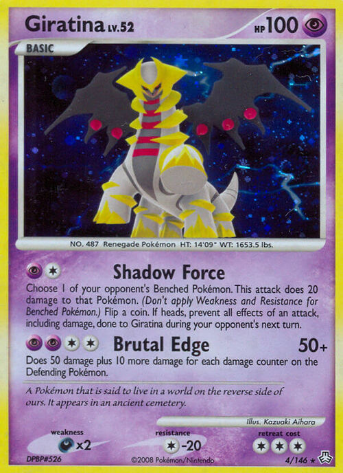 Giratina Lv.52 Card Front