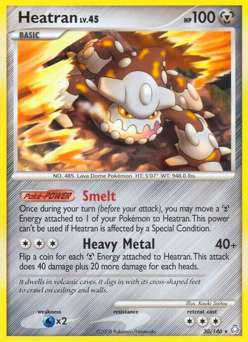 Heatran Lv.45 Card Front