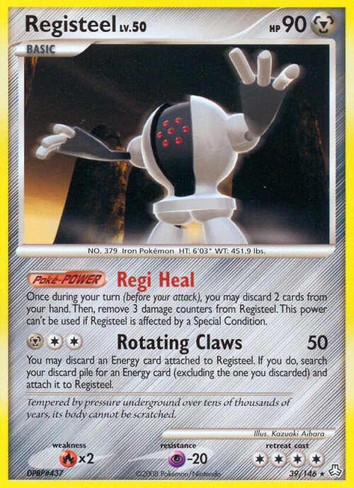 Registeel Lv.50 Card Front