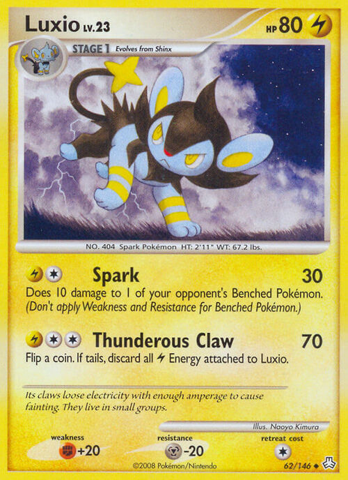 Luxio Lv.23 Card Front