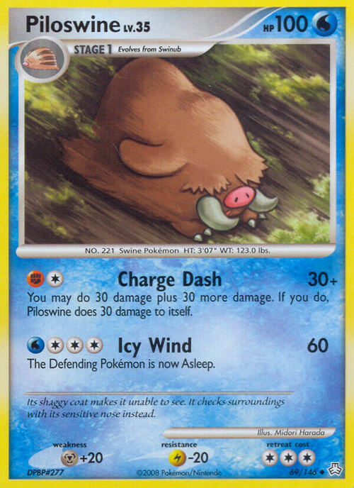 Piloswine Lv.35 Card Front