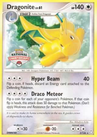 Dragonite Card Front