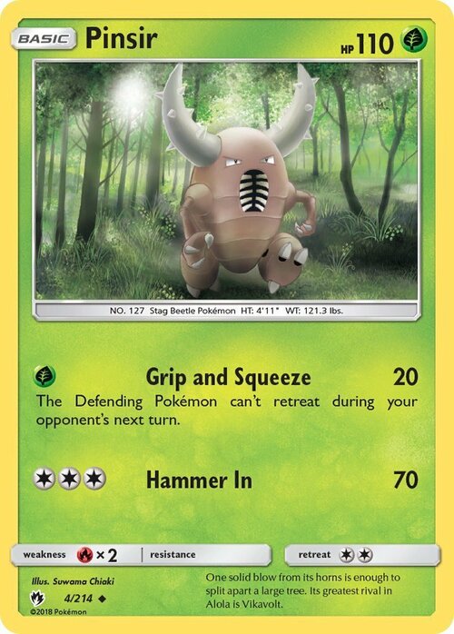 Pinsir Card Front