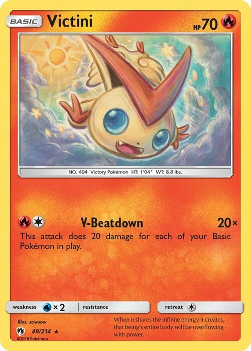 Victini Card Front