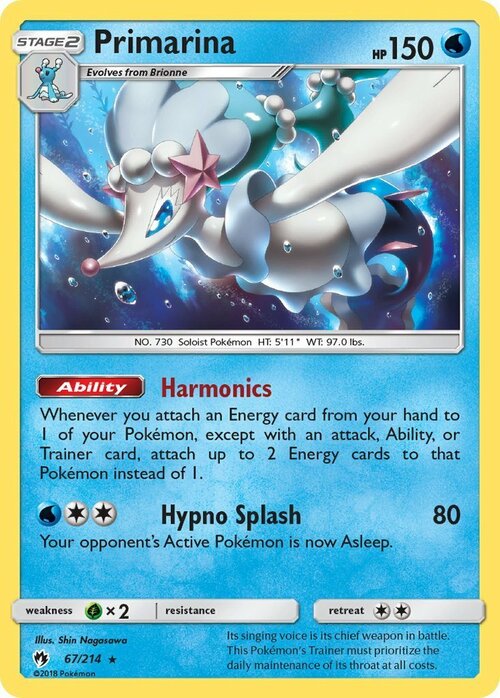 Primarina Card Front