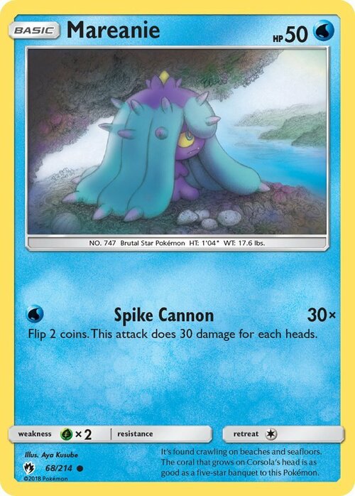 Mareanie Card Front