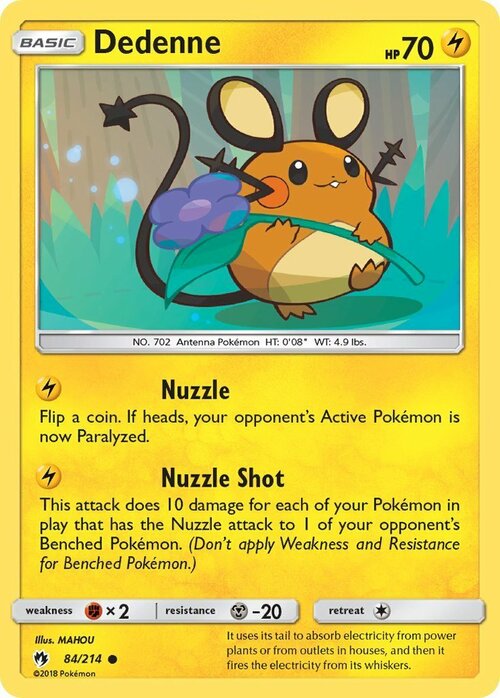 Dedenne Card Front