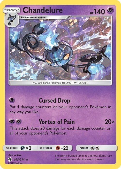 Chandelure Card Front