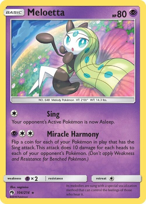 Meloetta Card Front