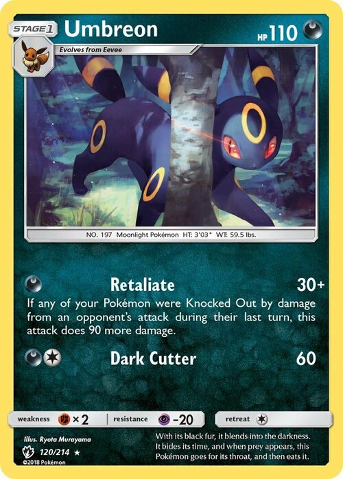 Umbreon Card Front