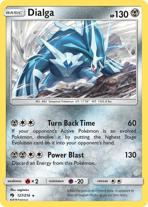 Dialga Card Front