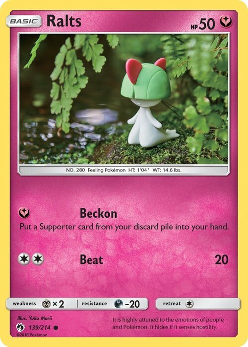 Ralts Card Front