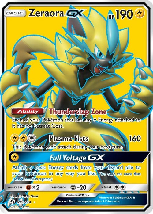 Zeraora GX Card Front