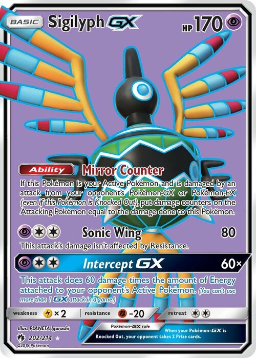 Sigilyph GX Card Front