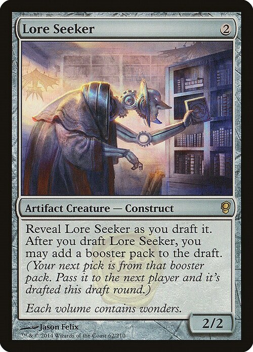 Lore Seeker Card Front